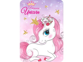 Kinderdecke Unicorn Princess, pink