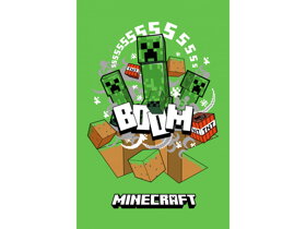 Kinderdecke Minecraft Boom Creeper