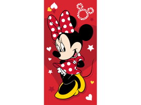 Kinder Strandtuch Minnie Mouse Pretty in Red