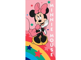 Kinder Strandtuch Minnie Mouse Rainbow Star