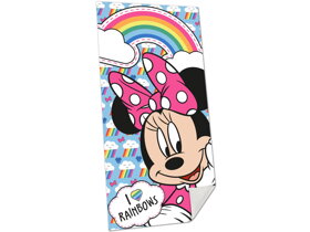 Strandtuch Minnie Mouse Regenbogen