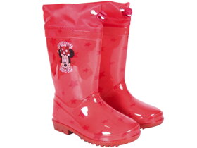 Kinder Gummistiefel Minnie Mouse rot - Größe 25