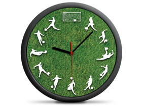 Wanduhr Fußball