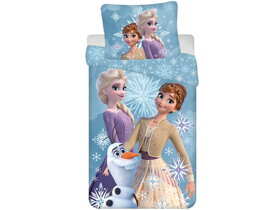 Kinderbettwäsche Frozen Anna, Elsa und Olaf