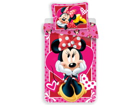 Kinderbettwäsche Disney Minnie Mouse Hearts