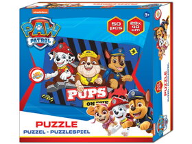 Puzzle Paw Patrol Pups On The Go! - 50 Teile