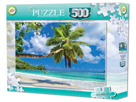 Puzzle Strand mit Palme - 500 Teile