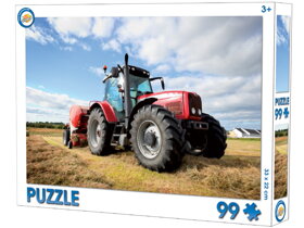 Puzzle roter Traktor - 99 Teile