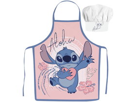 Kinderschürze mit Kochmütze Disney Stitch Aloha