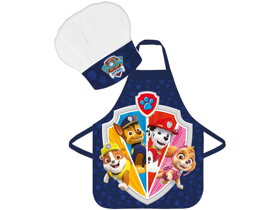 Kinderschürze mit Kochmütze Paw Patrol blau