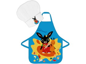 Kinderschürze mit Kochmütze Bing Bunny blau