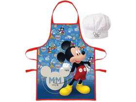 Kinderschürze mit Kochmütze Mickey Mouse