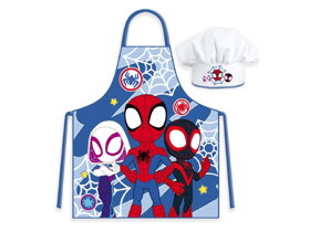 Kinderschürze mit Kochmütze Marvel Spidey