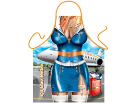 Schürze Stewardess