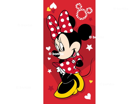 Kinder Strandtuch Minnie Mouse Pretty in Red