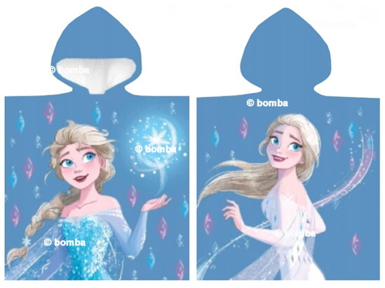 Badeponcho für Mädchen Frozen Snow